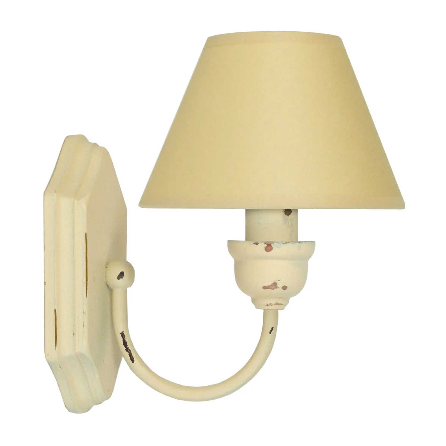 Tosel Dax applique 22 cm bianco luce comodino