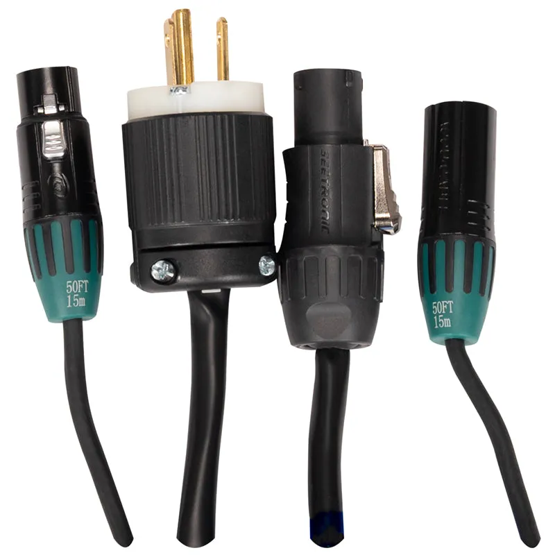 American DJ Accu-Cable AACXLR-50 cavo audio alimentazione 15 m