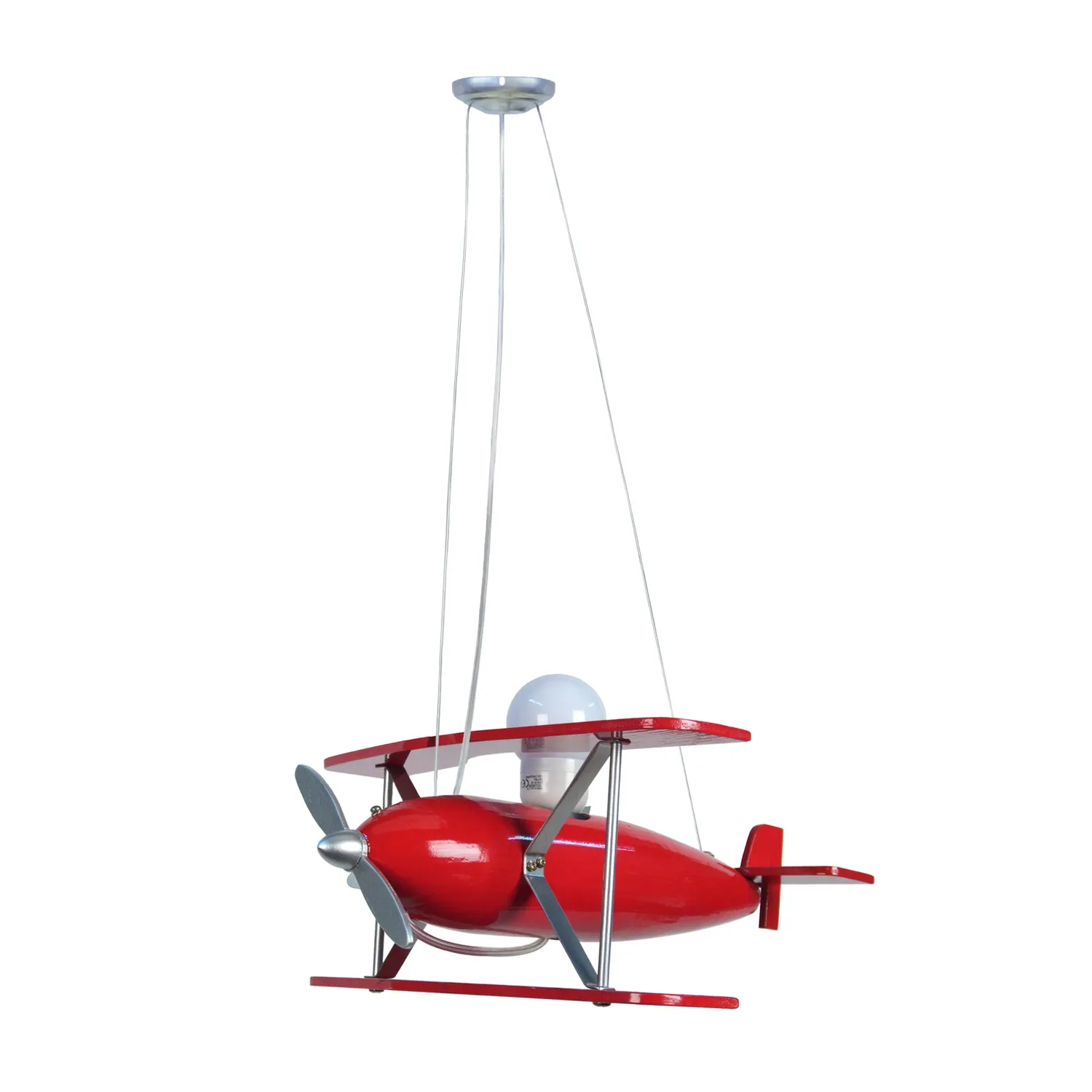 Tosel AVION Sospensione Legno 40x100 cm Naturale