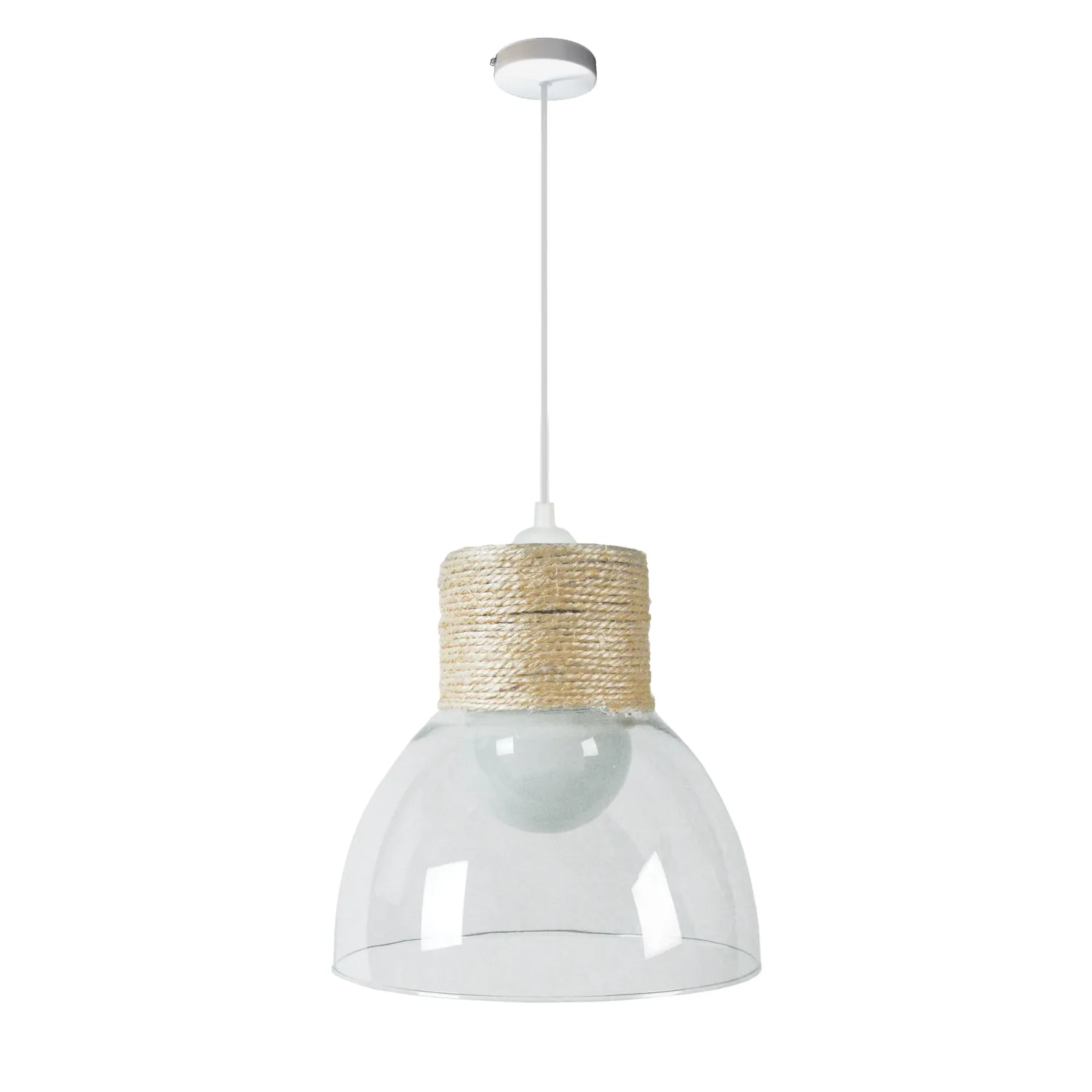 Tosel Cordes sospensione 100 cm vetro naturale