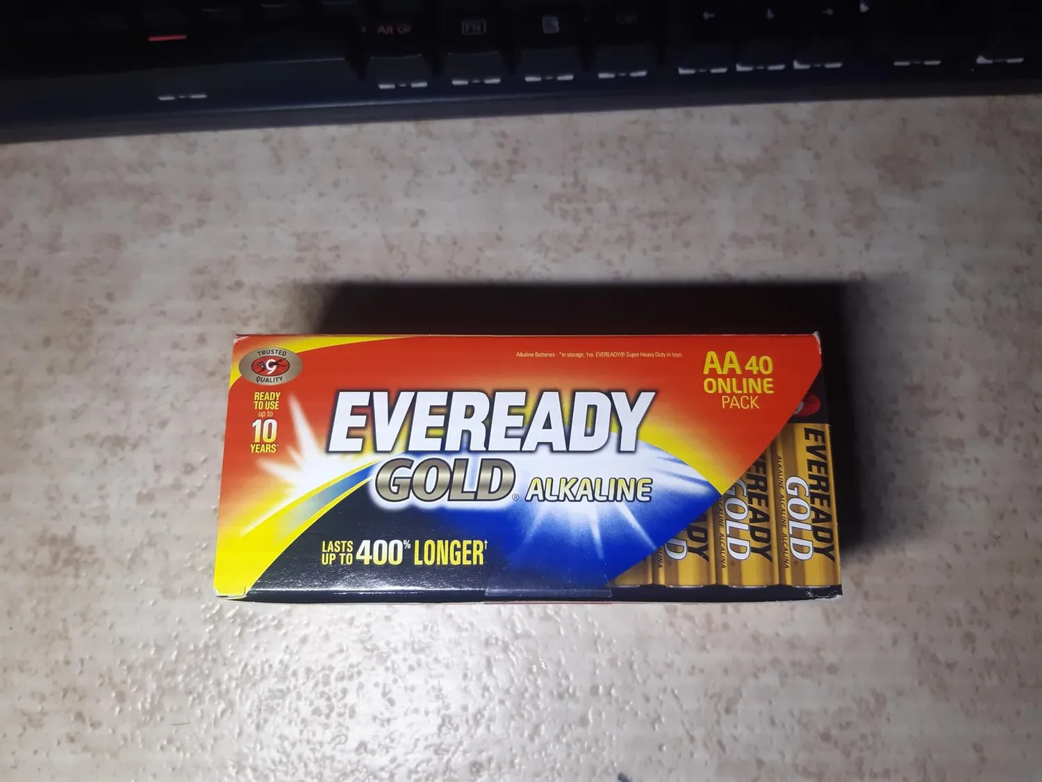 Eveready Gold Batterie Alcaline AA AAA 80 pezzi lunga durata