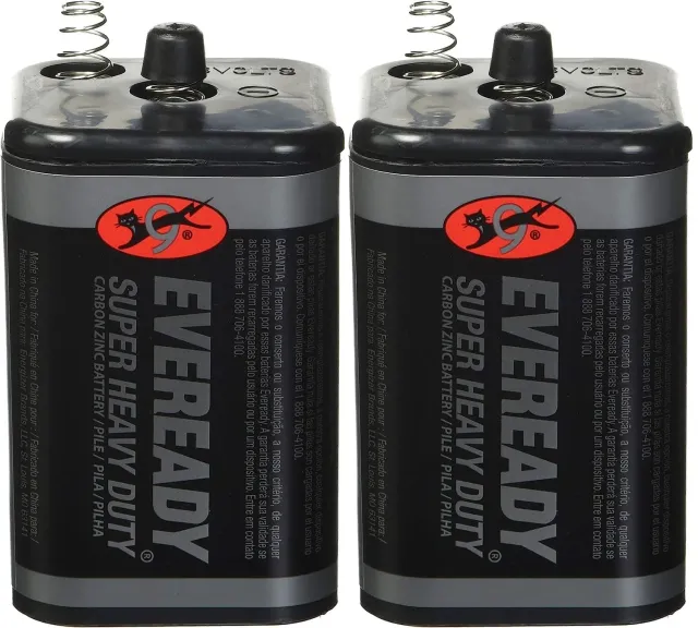 Eveready Super Heavy Duty Batteria 6V Confezione 2 Pezzi