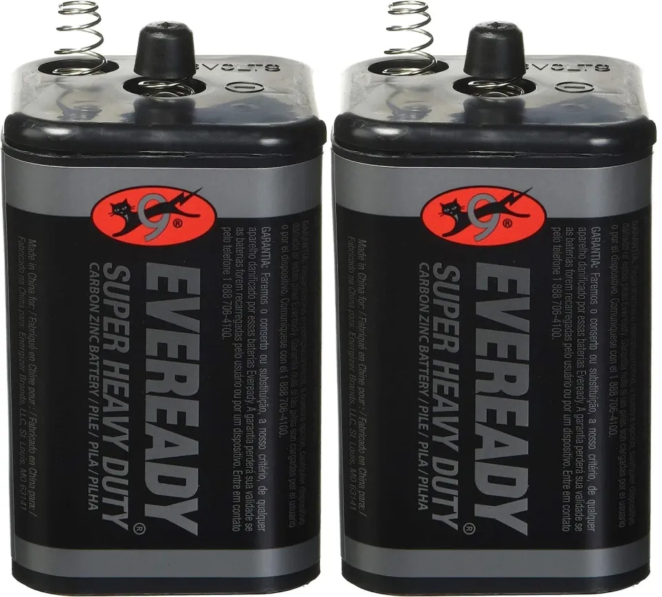 Eveready Super Heavy Duty Batteria 6V Confezione 2 Pezzi