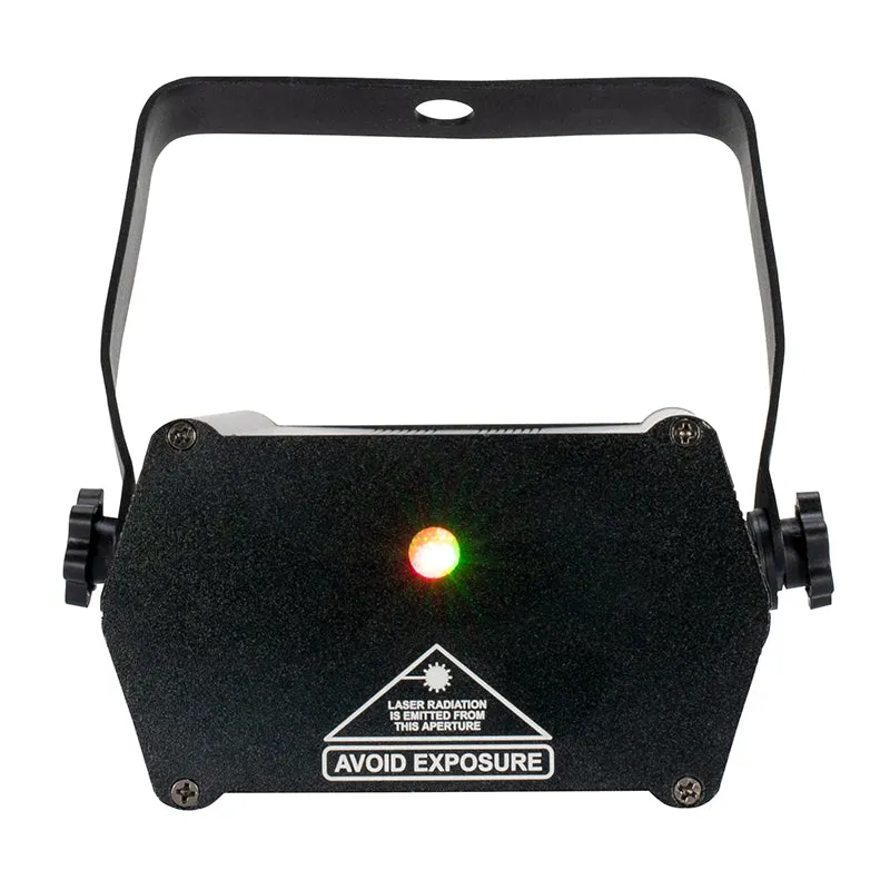 American DJ Micro Galaxian Three laser rosso verde