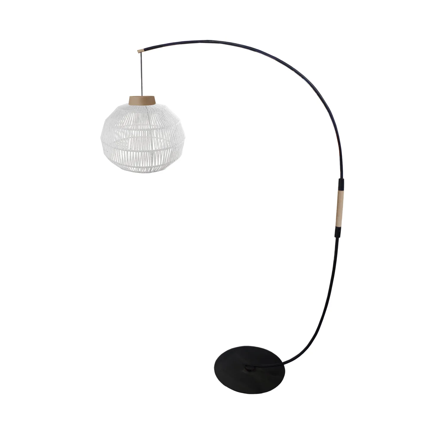 Tosel Everton Curve piantana curva naturale E27