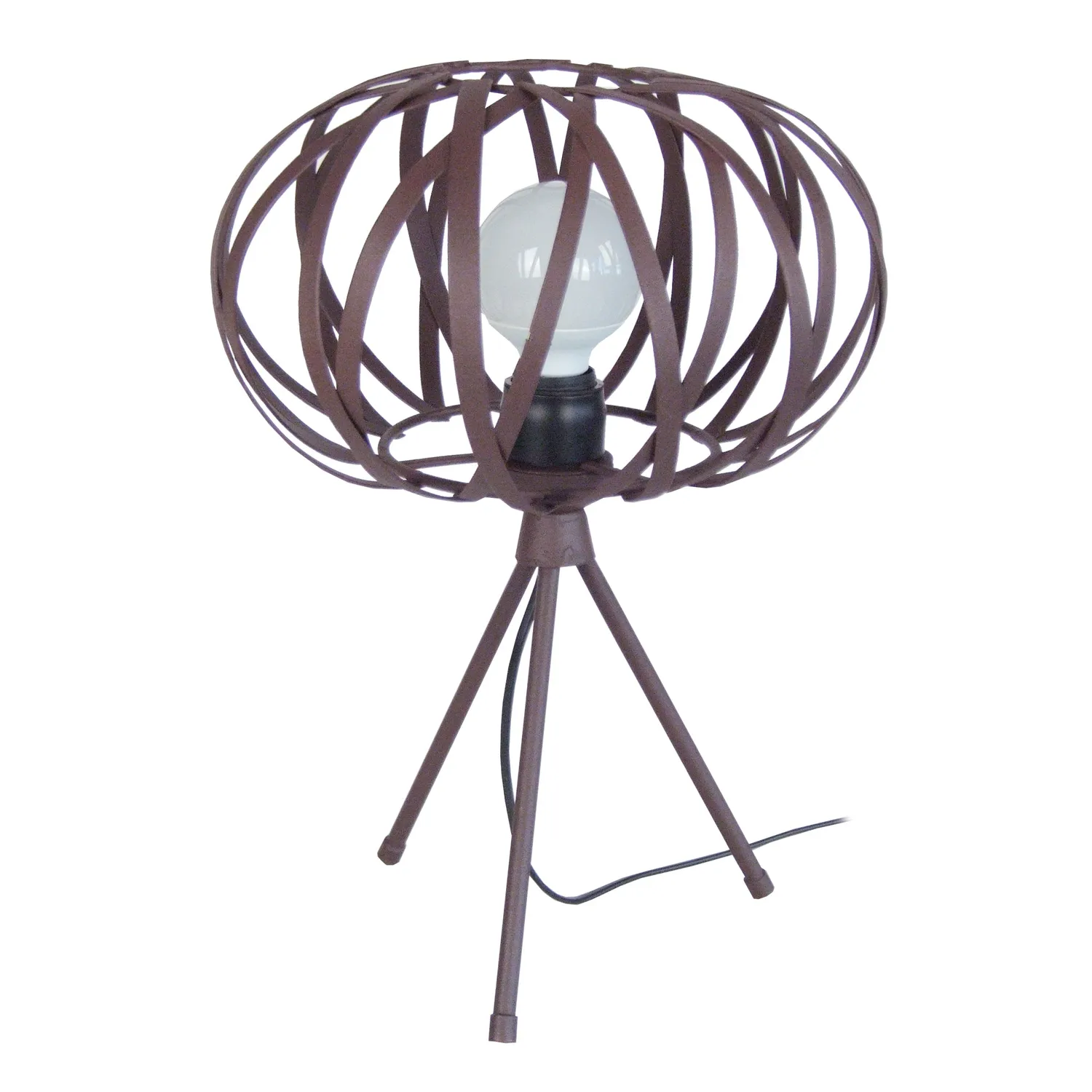 Tosel Citrouille lampada tavolo treppiede alluminio E27