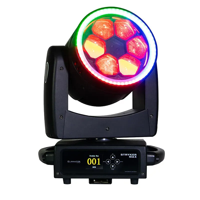 American DJ Stryker Max testa mobile LED fascio wash effetti