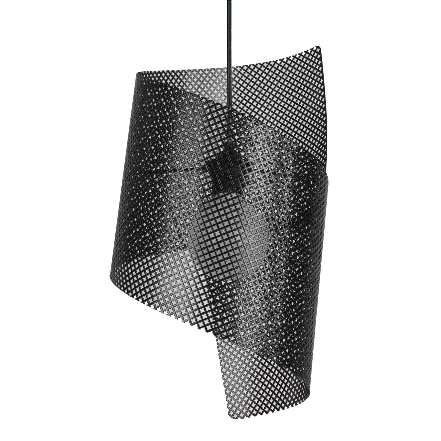Tosel Boucle Lacy Sospensione Nero 25x100 cm Ellittica
