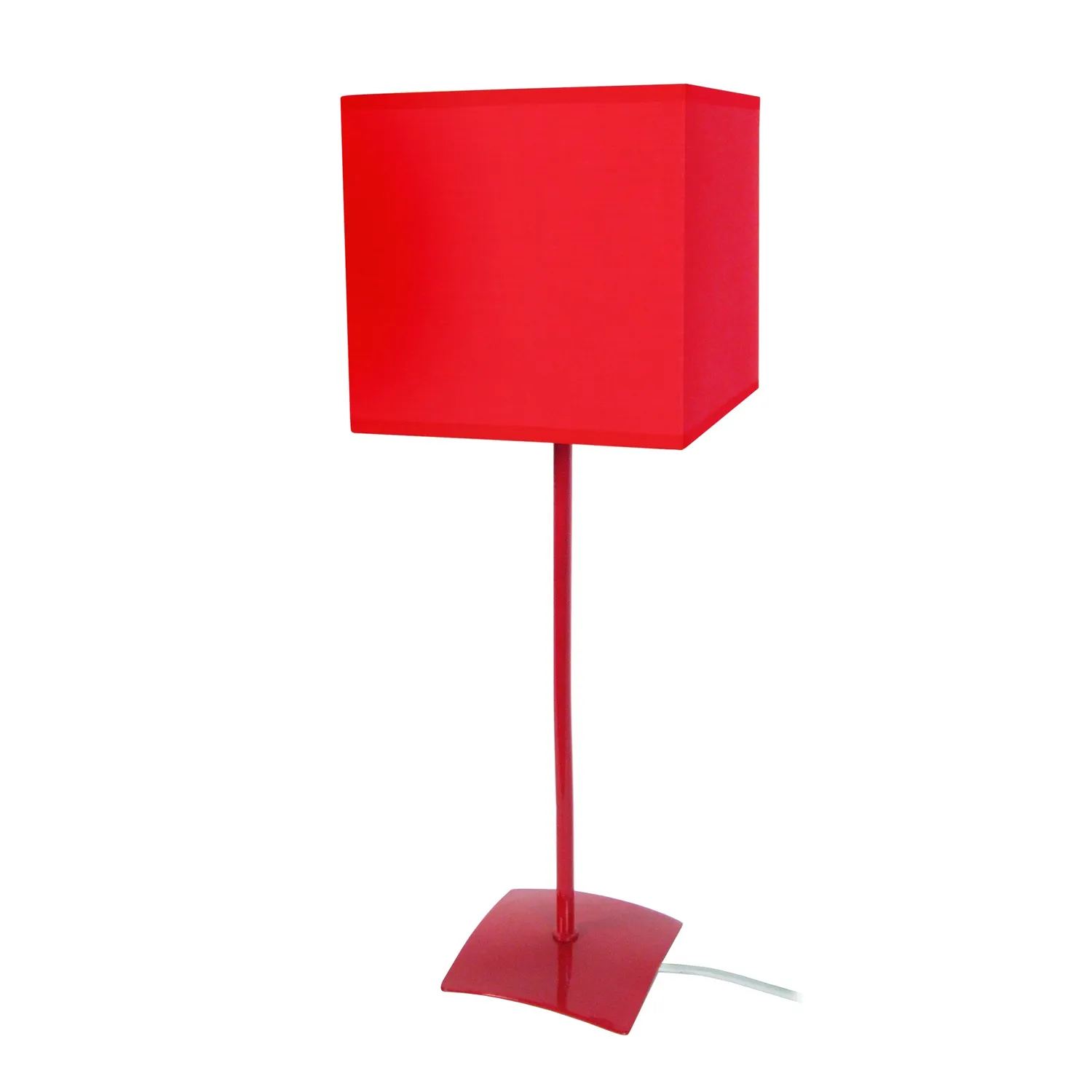 Tosel Alfena Carré lampada da tavolo avorio 15x46cm metallo