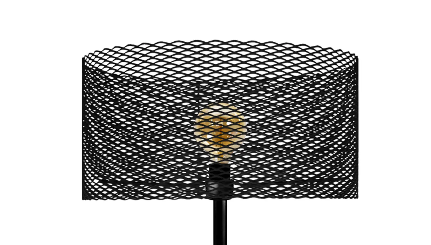 Tosel Adonis piantana colonna 160 cm nero metallo legno