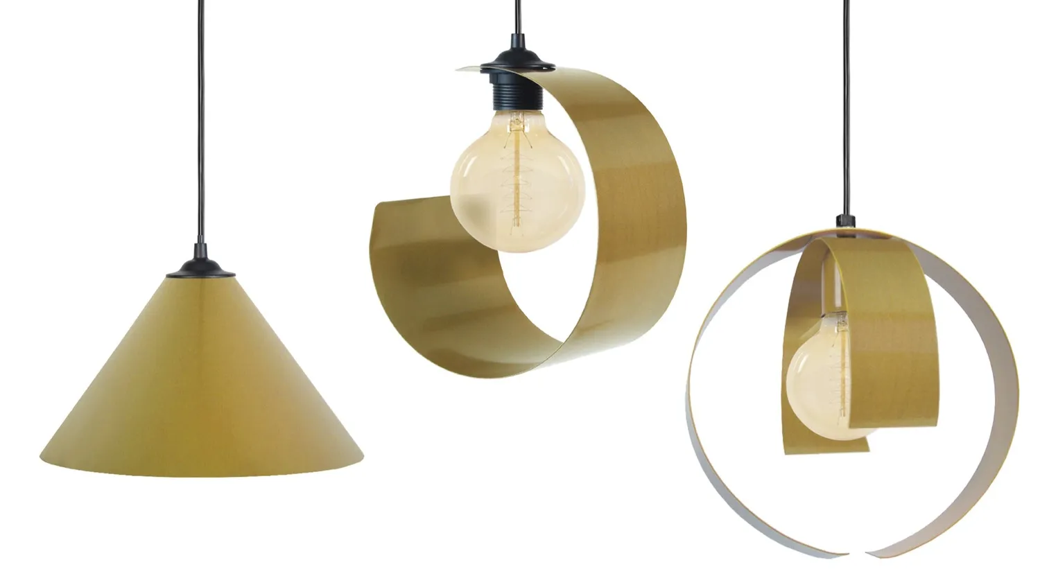 Tosel KONE LUNE TOUVOIS lampadario barra 90 cm nero