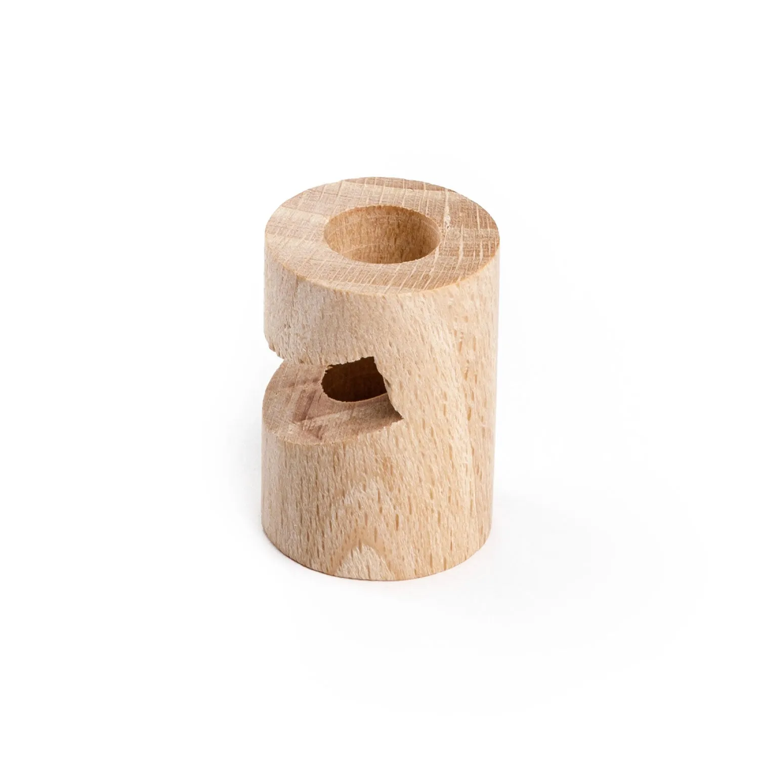 Creative Cables Gancio a V Legno Neutro per Cavo Tessuto