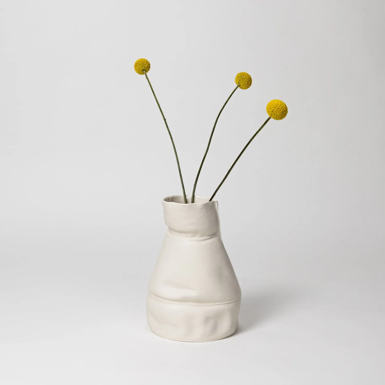 Souda Kawa Vase 16 vaso porcellana bianco