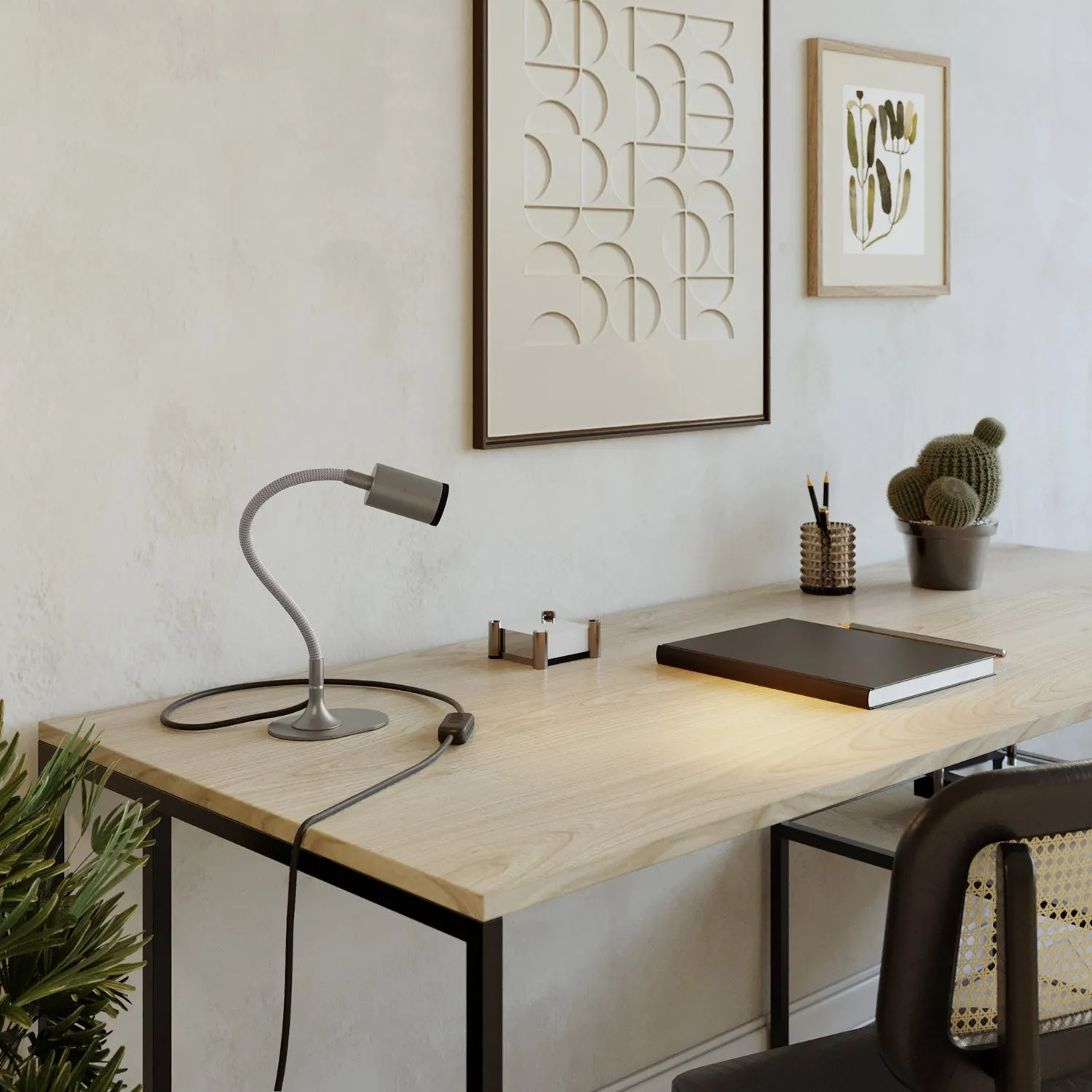Creative Cables MAG-Y Base Ovale Titanio Satinato