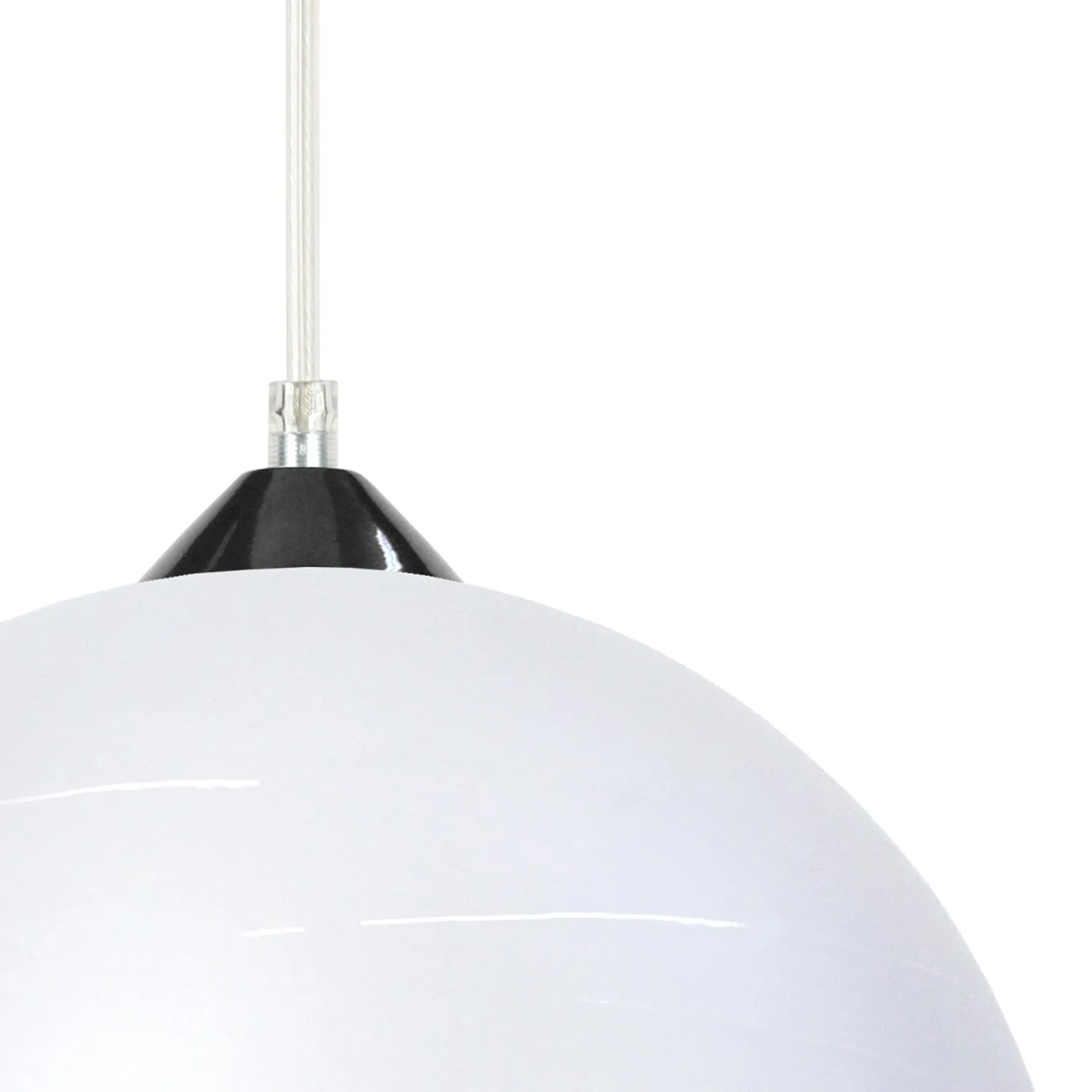Tosel Actuelle A sospensione globo vetro nero 30x100 cm
