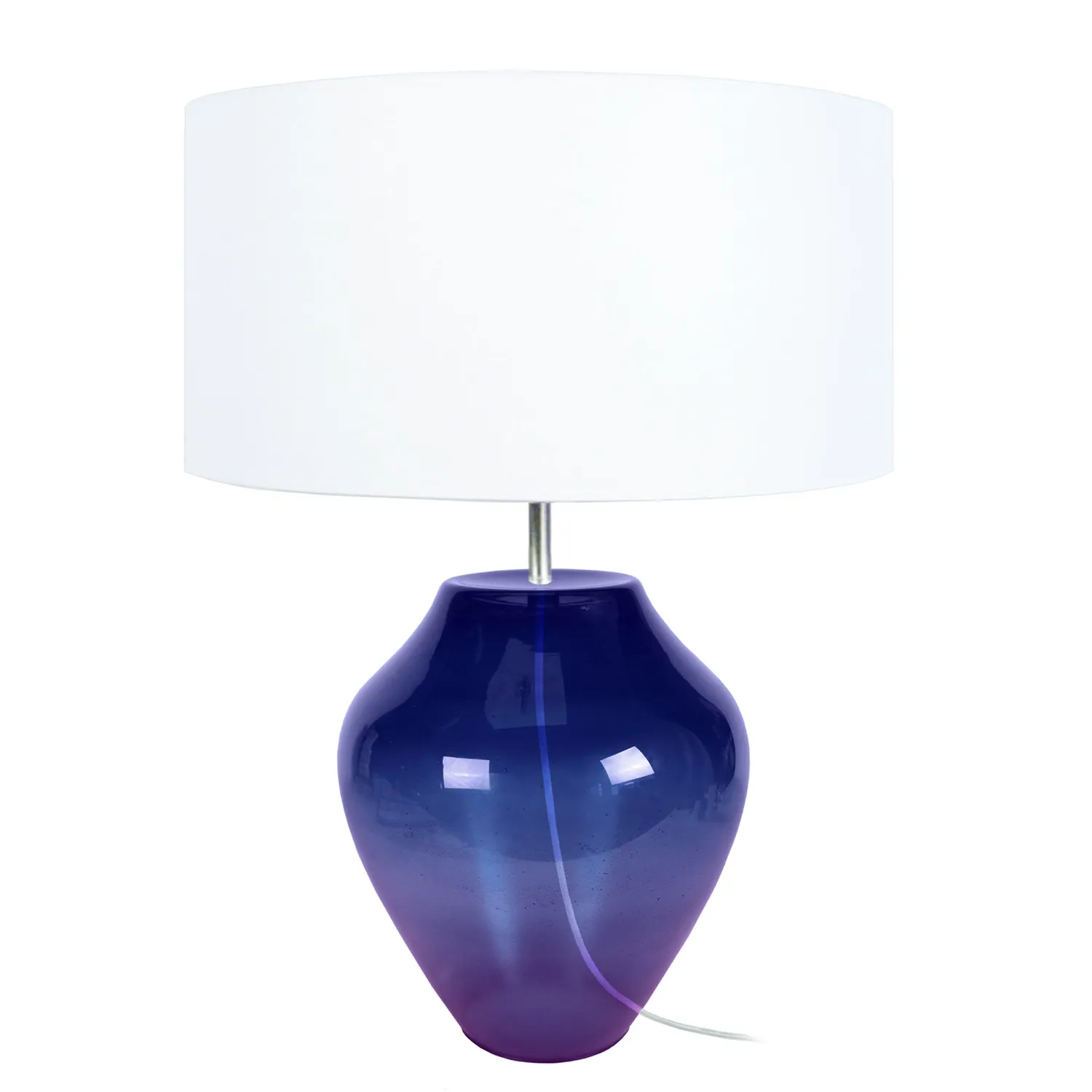 Tosel Vase lampada da tavolo vetro trasparente E27