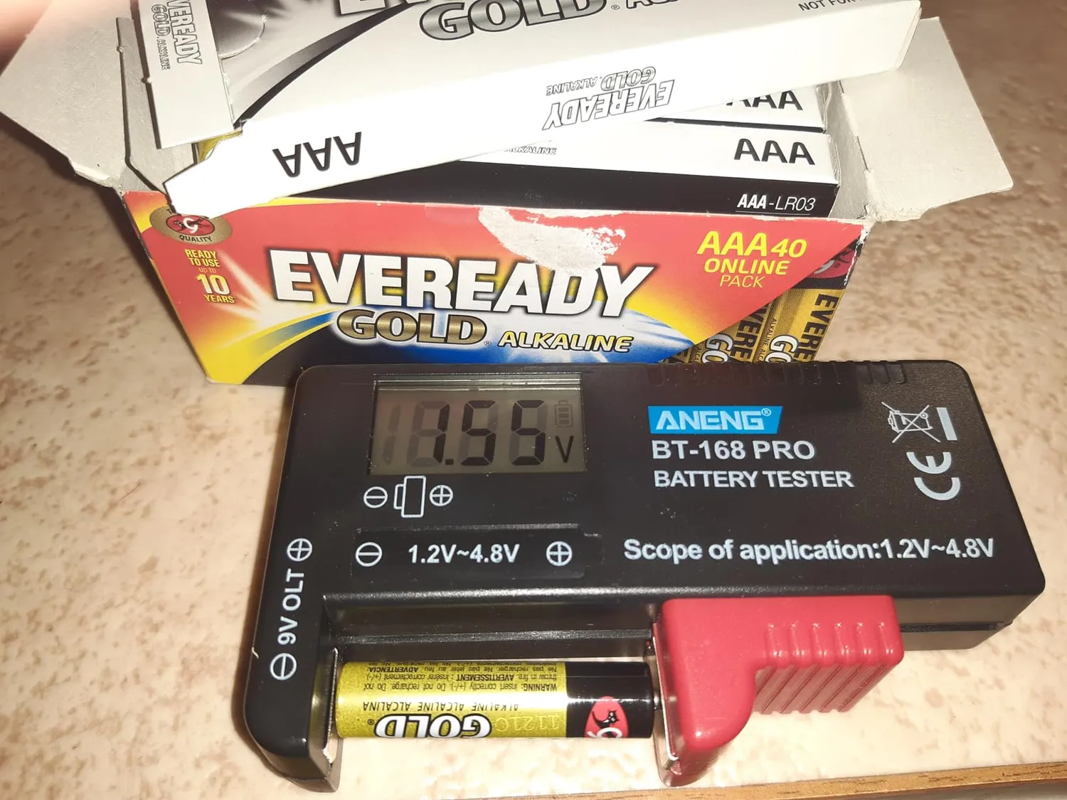 Eveready Gold Batterie Alcaline AA AAA 80 pezzi lunga durata