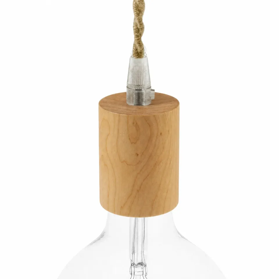 Creative Cables kit portalampada E27 legno ontano