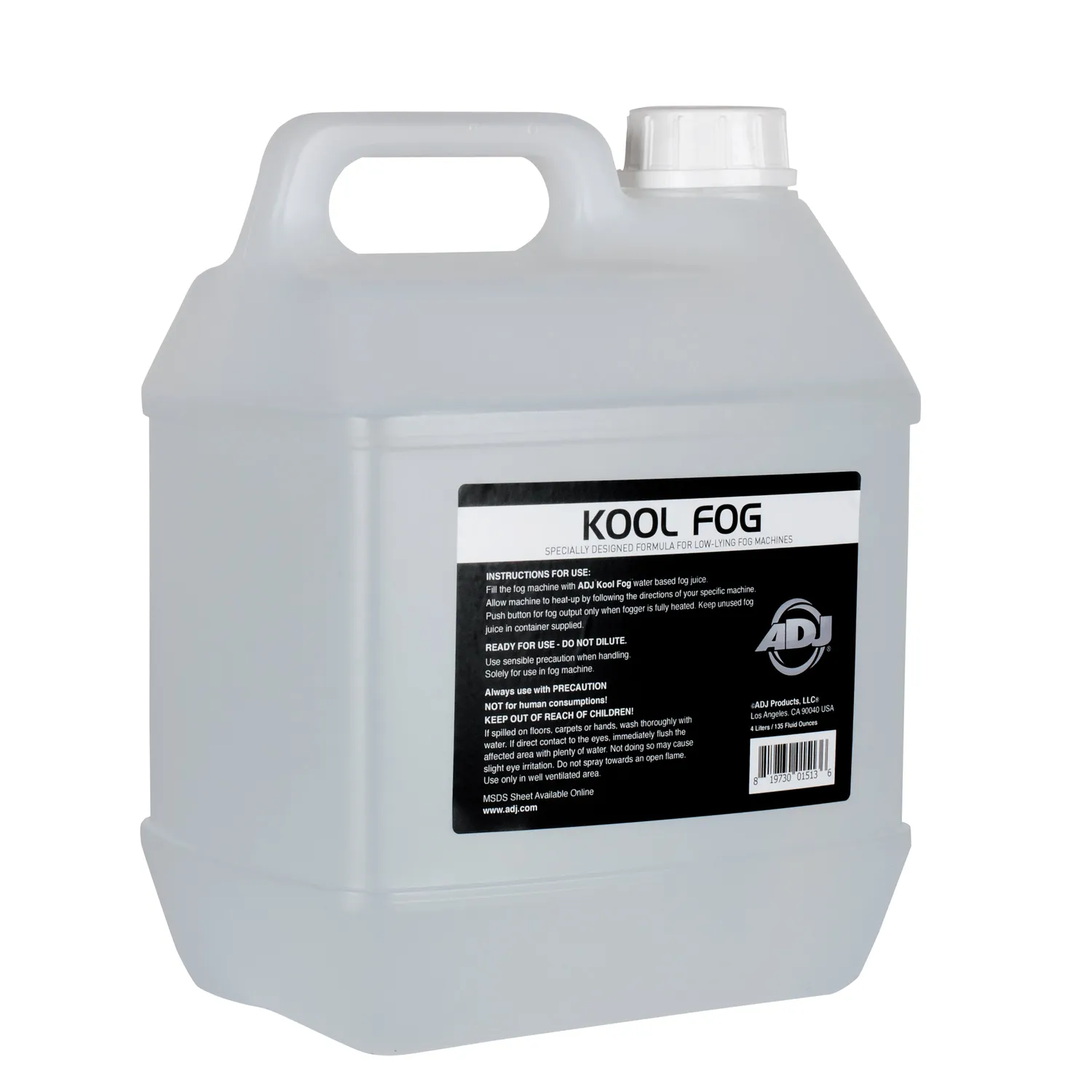 American DJ Kool Fog liquido fumo basso 4 litri