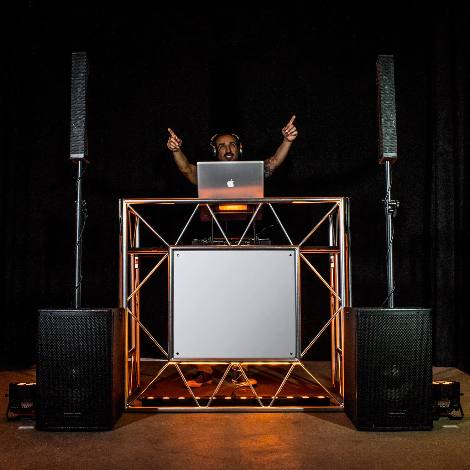 American DJ Pro Event TBL 2 tavolo pieghevole nero