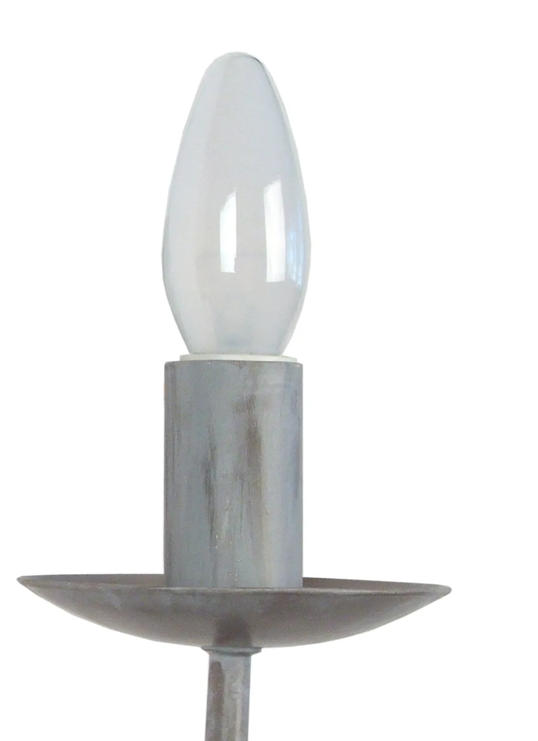 Tosel Provenzale applique 31x29cm grigio metallo