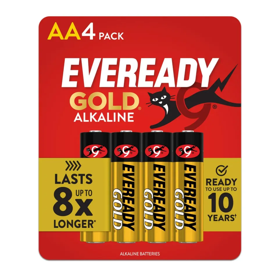 Eveready Gold AA batterie alcaline 4 pezzi