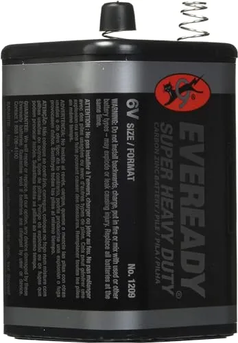 Eveready Super Heavy Duty Batteria 6V Confezione 2 Pezzi