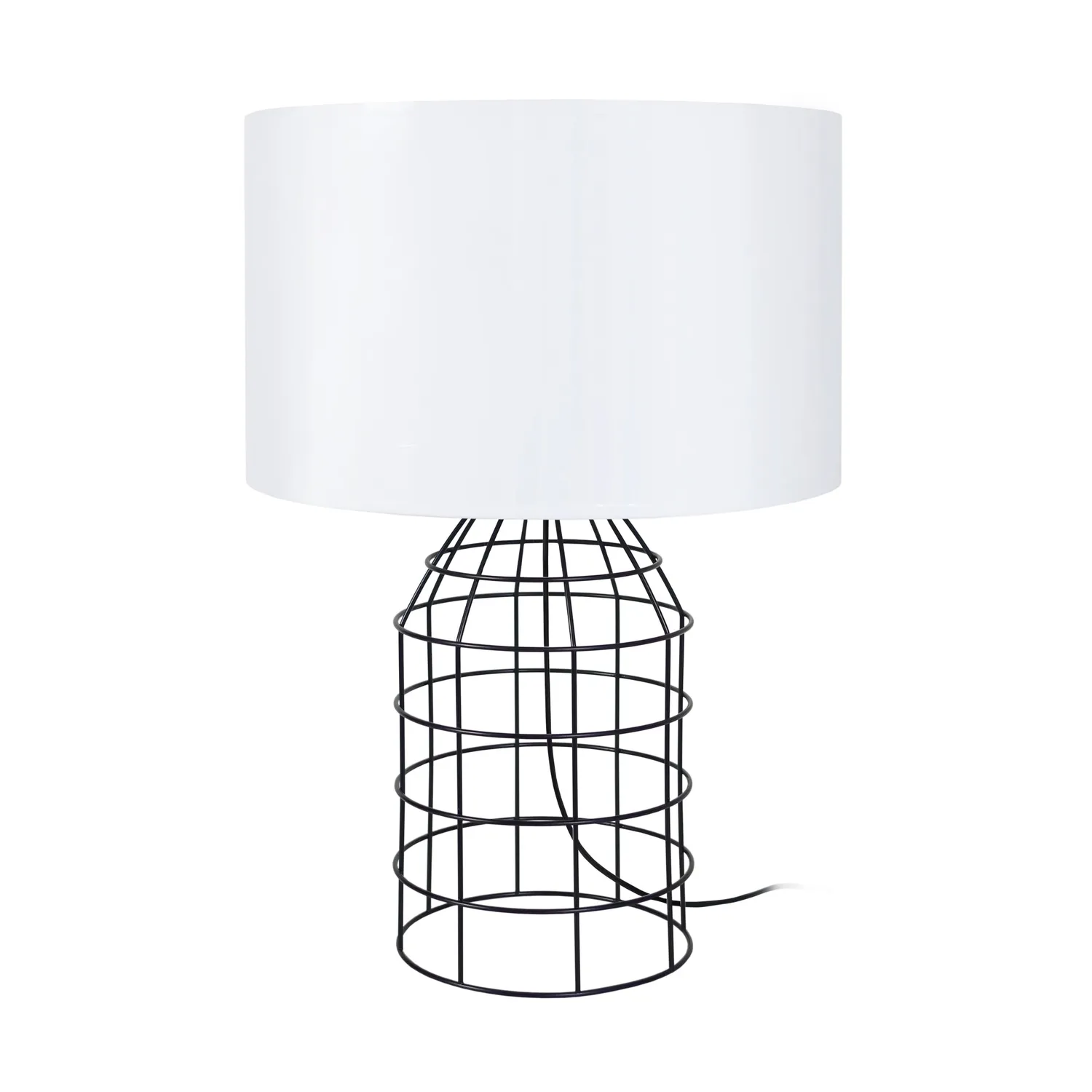 Tosel Craparola lampada da tavolo matita bianco 35x52cm