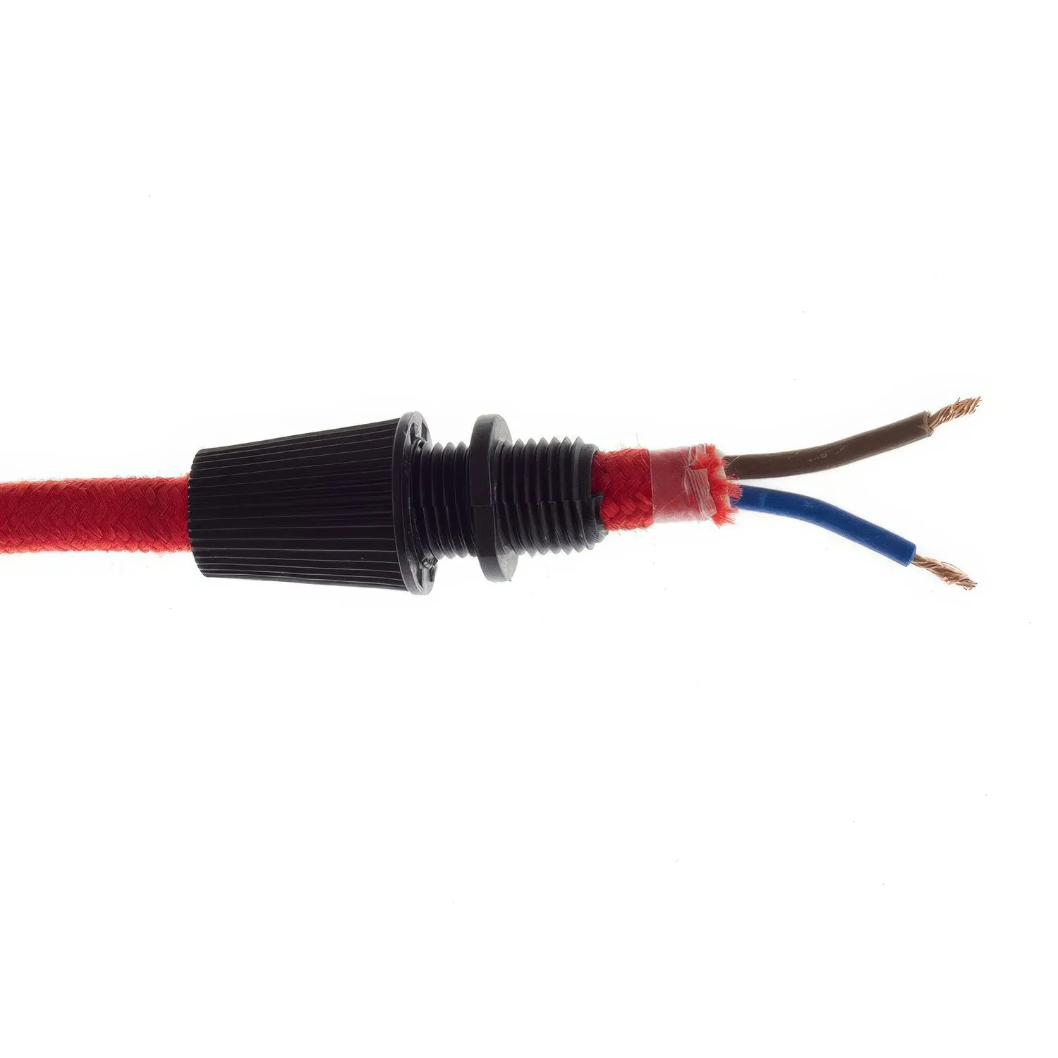 Creative Cables serracavo conico portalampada nero