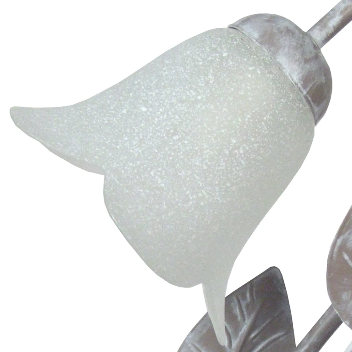 Tosel Eglantine lampada da tavolo grigia satinata