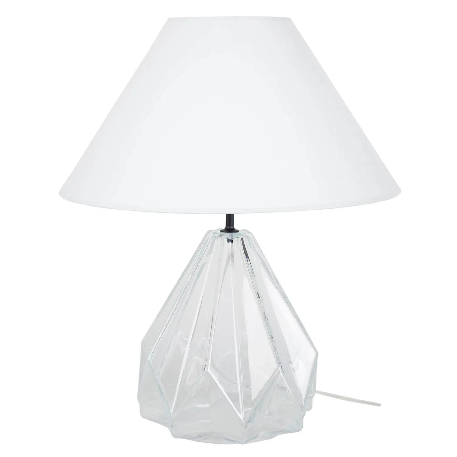 Tosel Helsinki lampada da tavolo vetro 54 cm