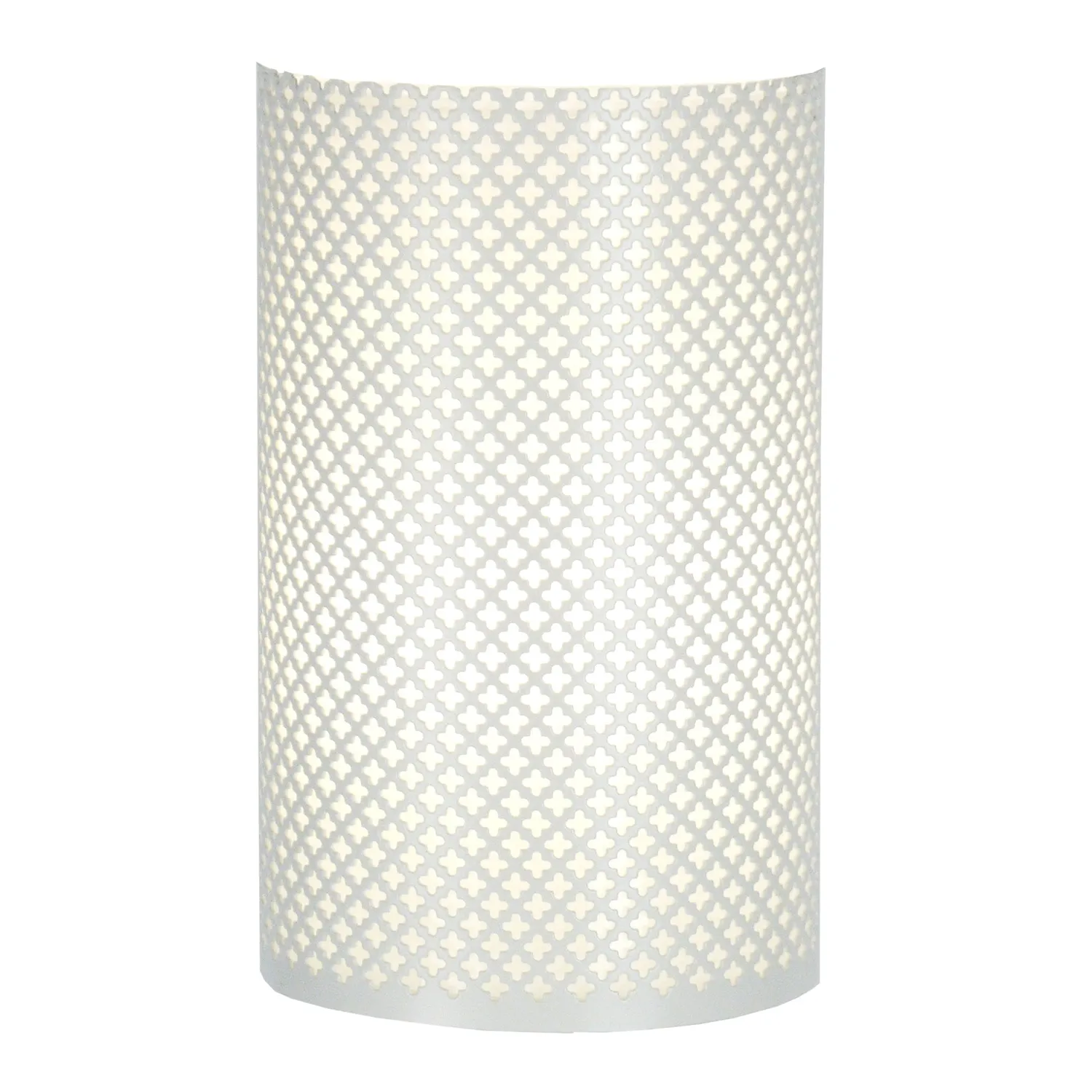 Tosel Stockholm applique metallo 12x20cm bianco E27