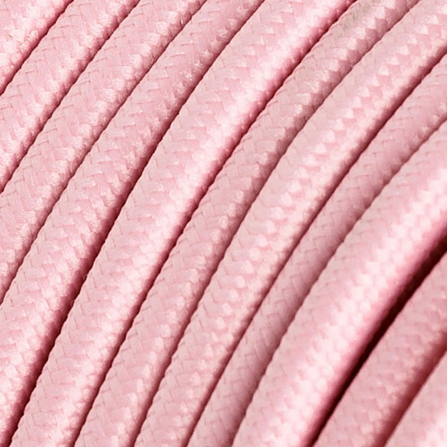 Creative Cables sospensione silicone salmone E27 con lampadina