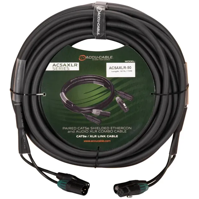 American DJ Accu-Cable AC5AXLR-50 cavo combo 15 m