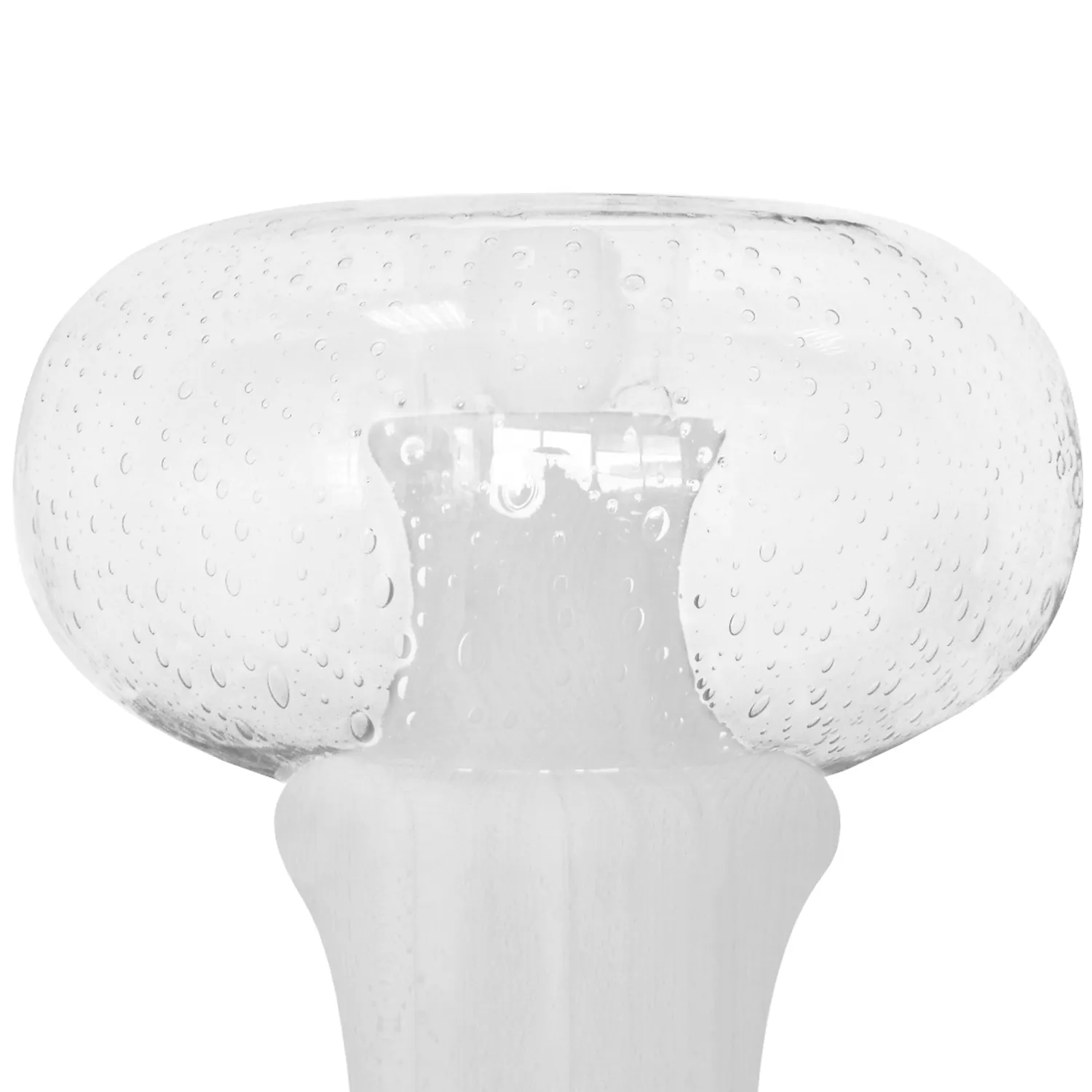 Tosel Monreal lampada tavolo vetro naturale ovale