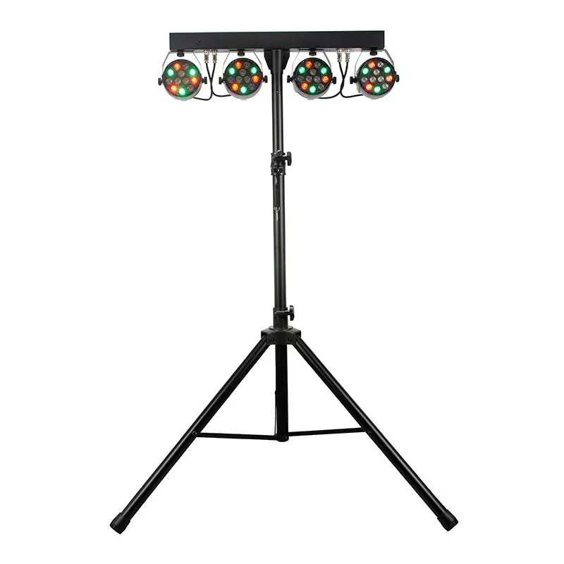 American DJ Mini Par Bar set 4 teste LED par con stativo