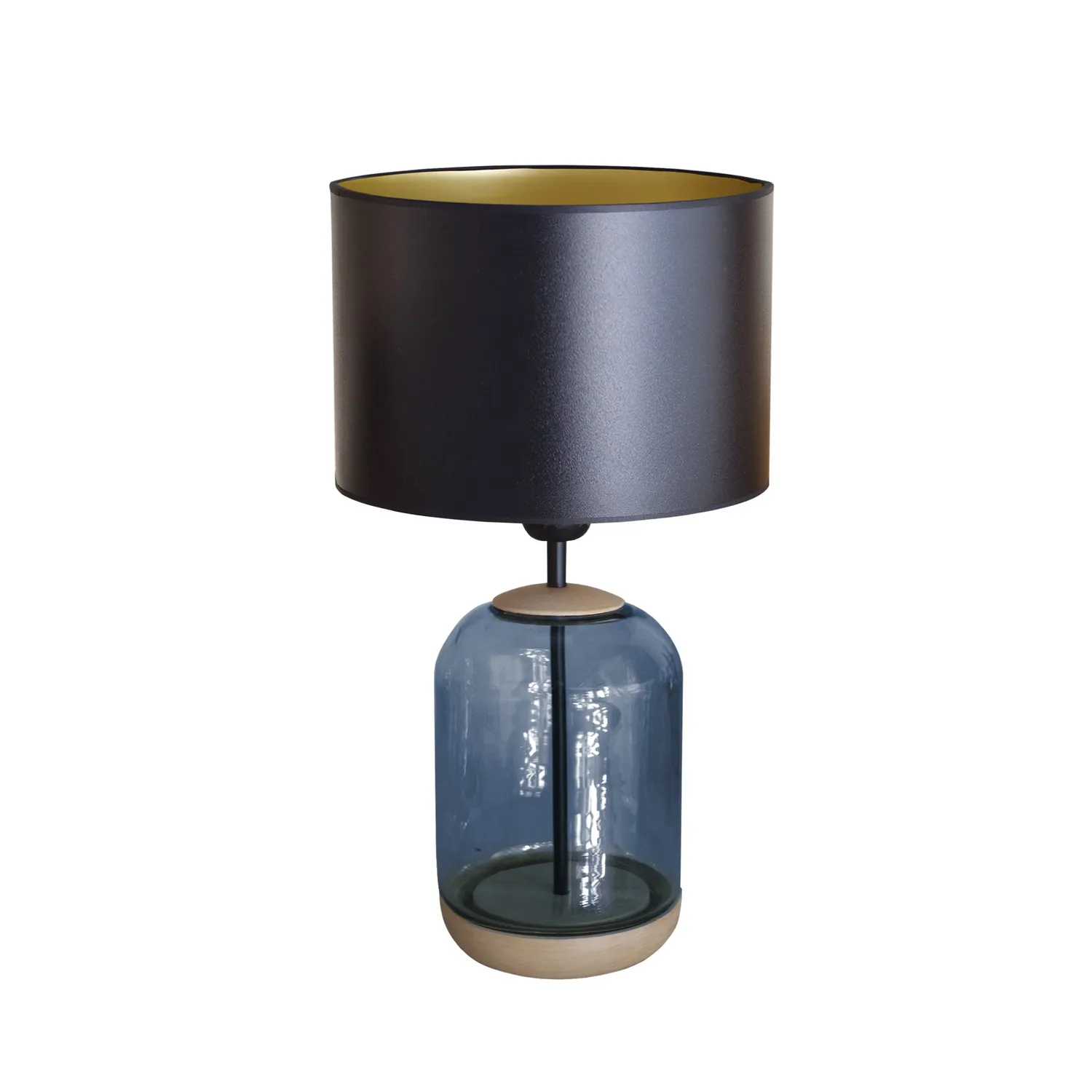 Tosel Svalbard Small Comodino Trasparente 25x41 cm Legno