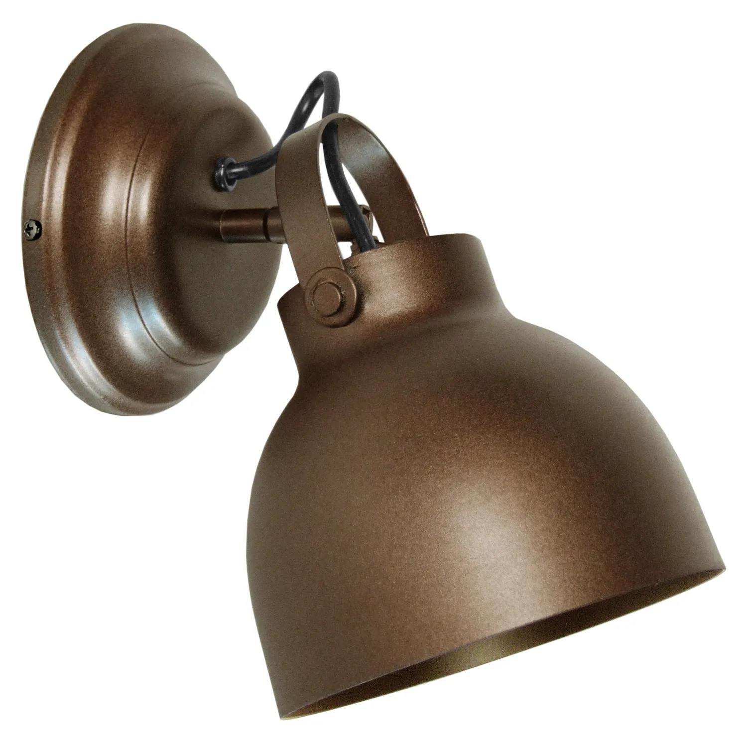Tosel Andersen lampada da parete 15x13 cm antracite snodata