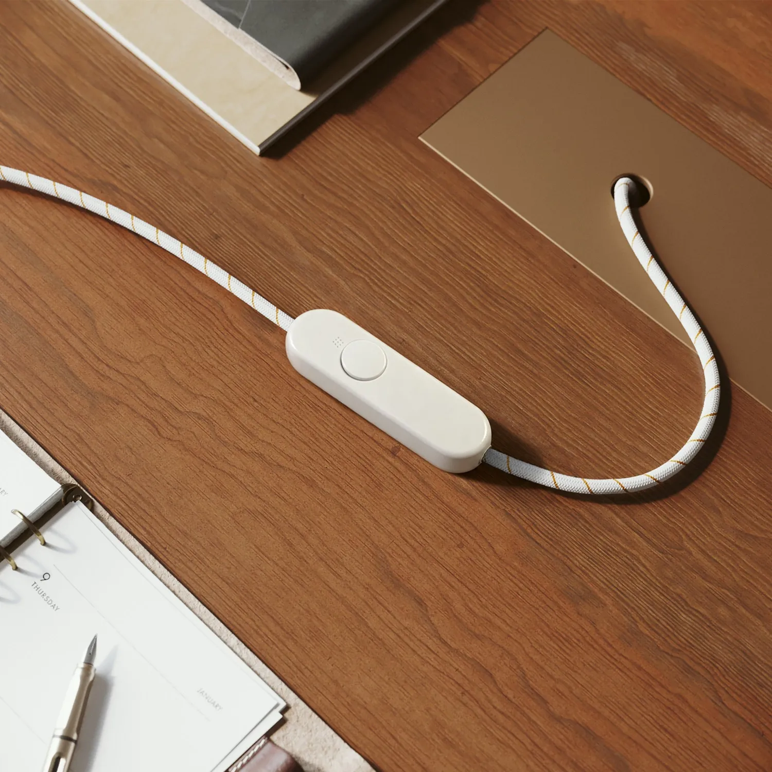 Creative Cables dimmer universale touch lampada tavolo bianco