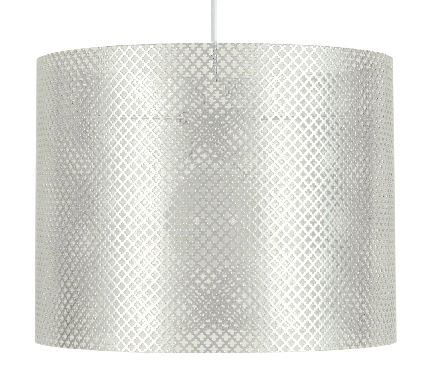 Tosel Cylindre Lacy sospensione bianca metallo D30