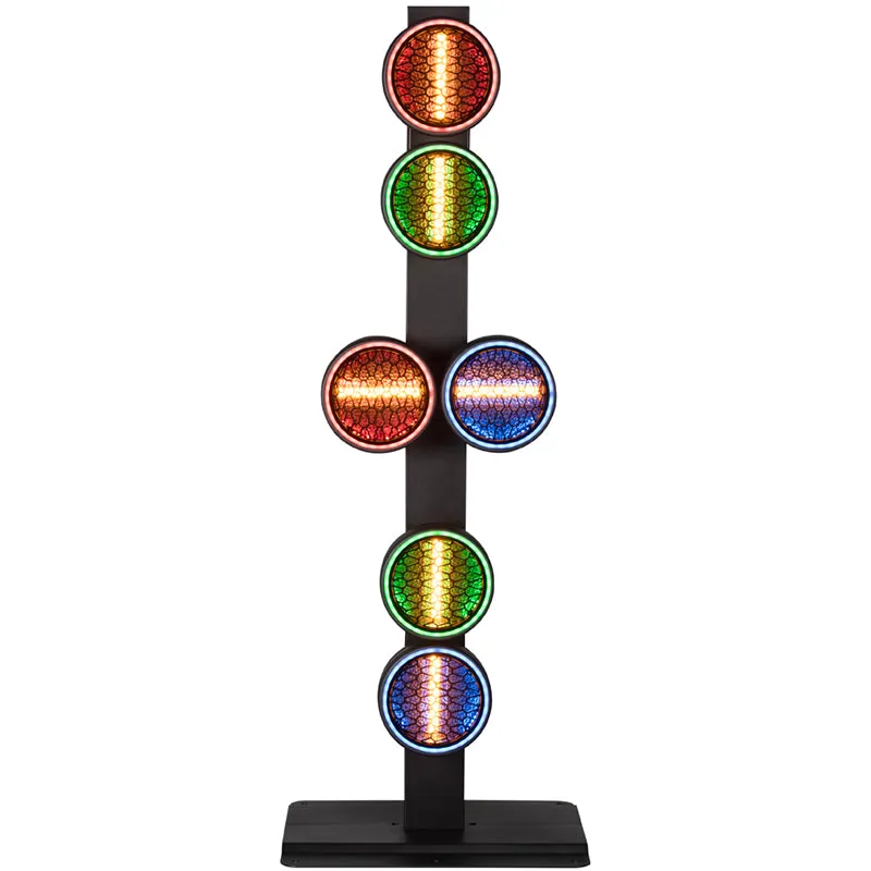 American DJ Flux FX effetto luce LED 3 teste RGB ambra