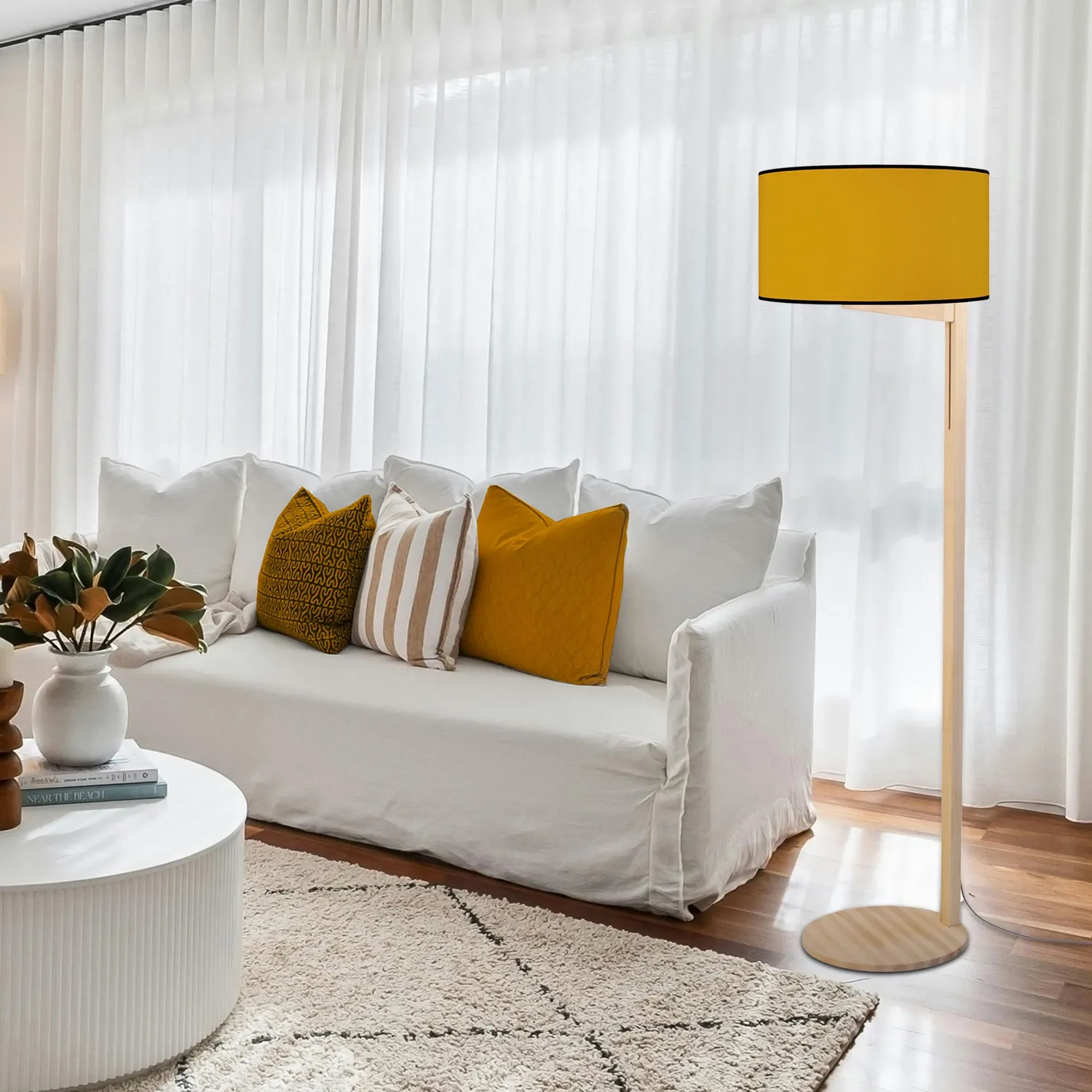 Tosel Agra Piantana Colonna 45x163cm Naturale Giallo