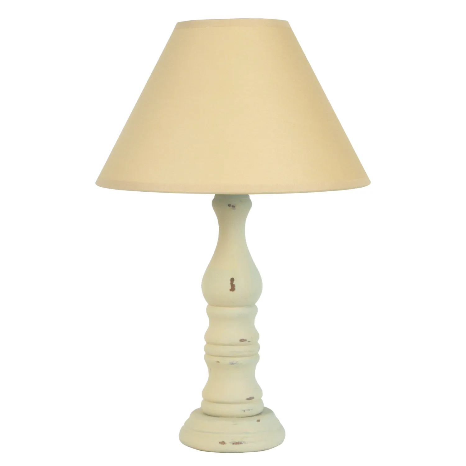 Tosel Issy lampada tavolo legno 25x41 cm bianco