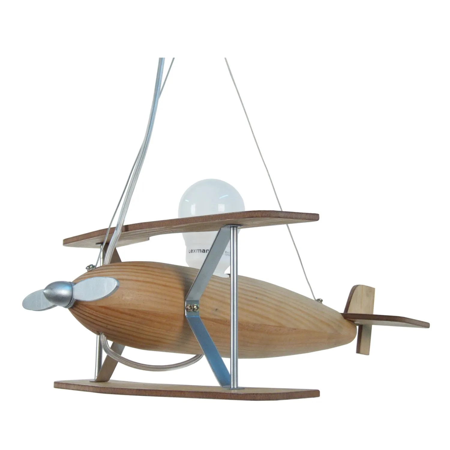 Tosel AVION Sospensione Legno 40x100 cm Naturale
