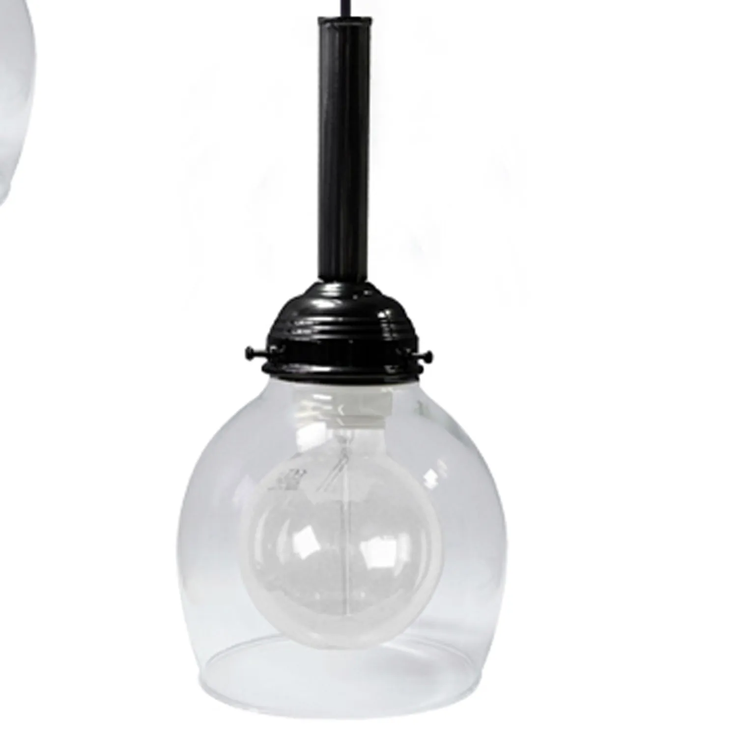 Tosel Bergen lampadario vetro bianco 15x100 cm E27
