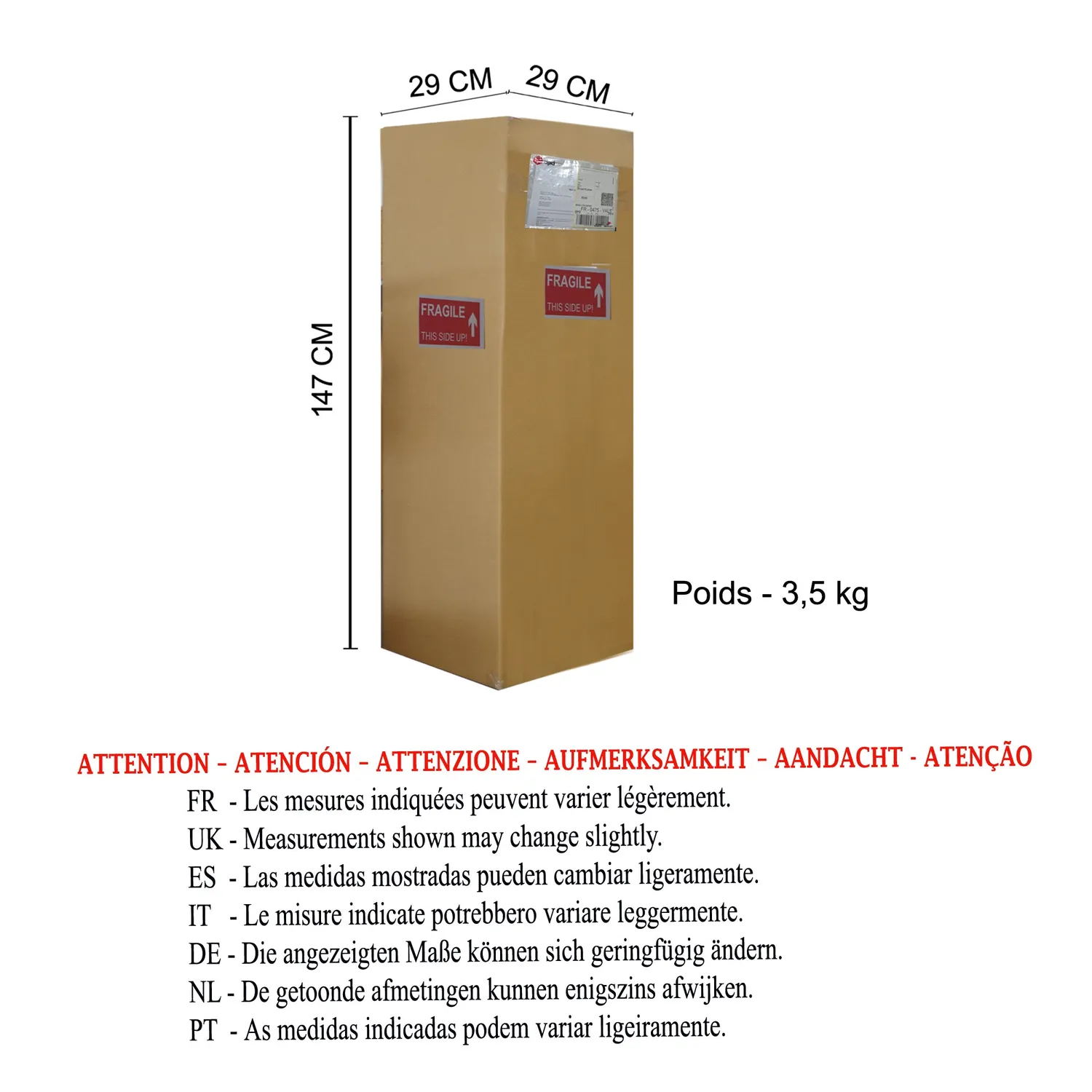 Tosel Pilori Kroa piantana legno naturale e alluminio E27