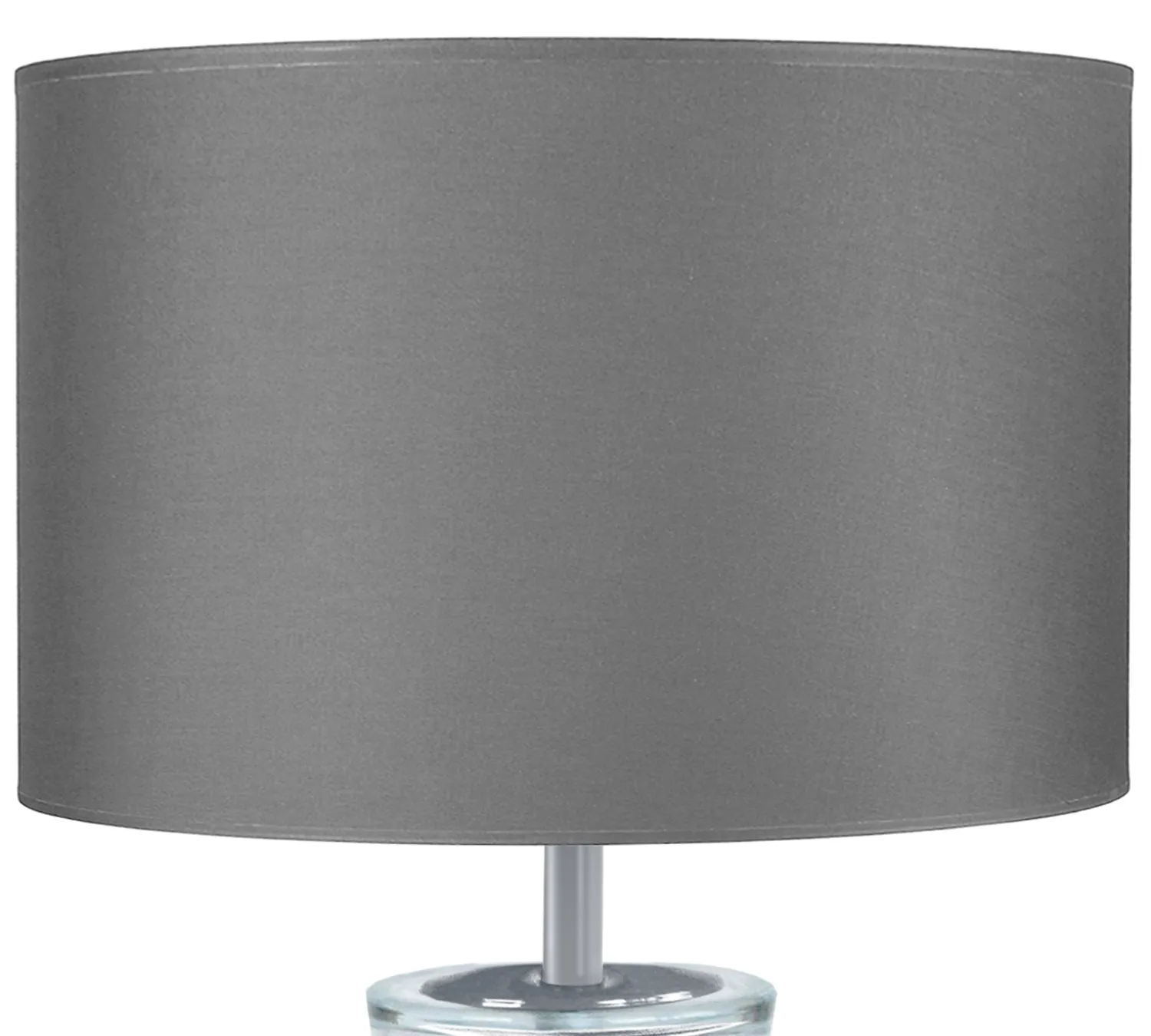 Tosel Petit Trompeta lampada tavolo grigia 25x30 cm vetro