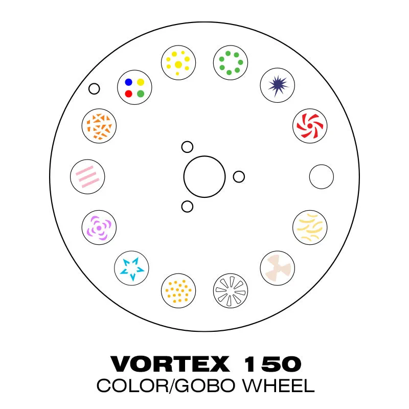 Eliminator Vortex 150 effetto luce moonflower LED