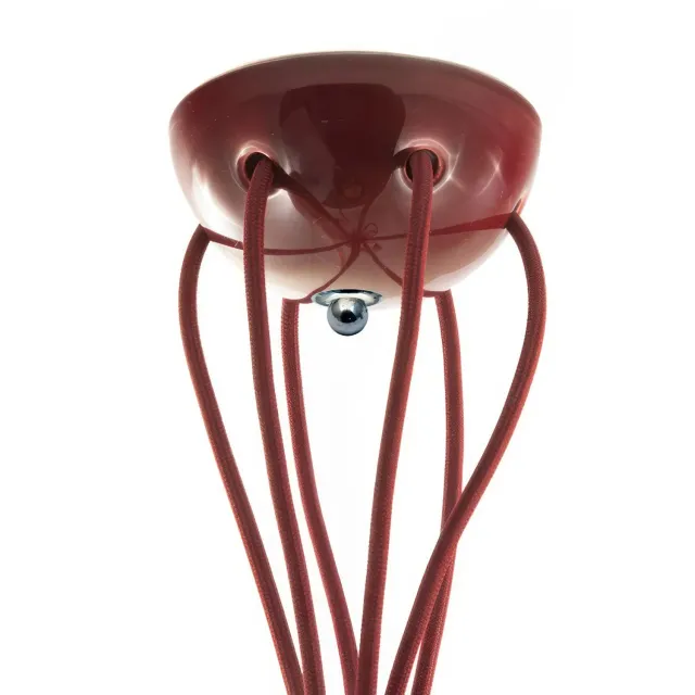 Creative Cables rosone ceramica bordeaux 6 fori