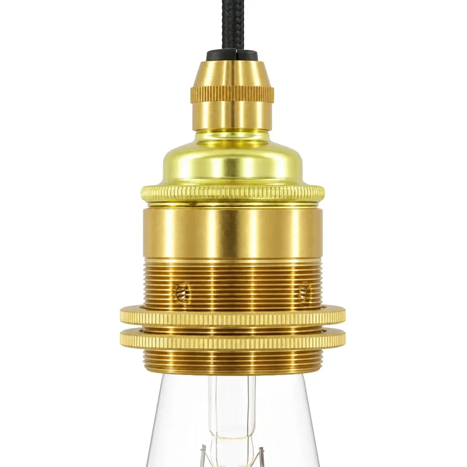 Creative Cables portalampada E27 ottone per paralume